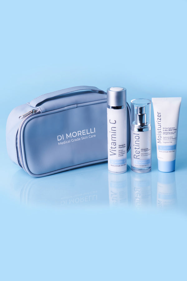 Anti-Aging 3 Step Kit with Cosmetic Bag