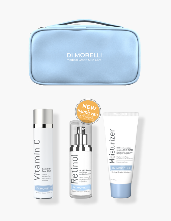 Anti-Aging 3 Step Kit with Cosmetic Bag